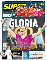 capa Jornal SuperDeporte de 31 janeiro 2022