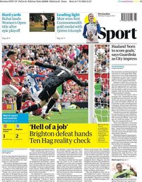 capa Jornal Guardian Sport de 8 agosto 2022