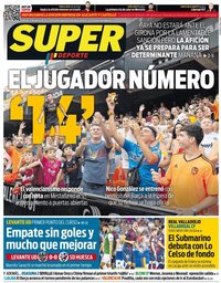 capa Jornal SuperDeporte de 13 agosto 2022