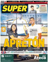 capa Jornal SuperDeporte de 24 agosto 2022