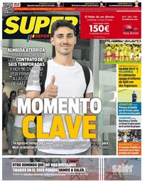 capa Jornal SuperDeporte de 26 agosto 2022