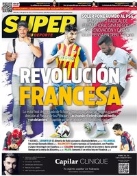 capa Jornal SuperDeporte de 31 agosto 2022