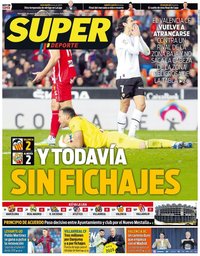 capa Jornal SuperDeporte de 24 janeiro 2023