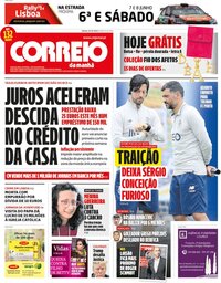 capa Correio da Manhã de 1 junho 2024