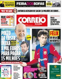 capa Correio da Manhã de 4 junho 2024