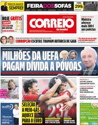 capa Correio da Manhã de 5 junho 2024