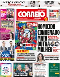 capa Correio da Manhã de 8 junho 2024