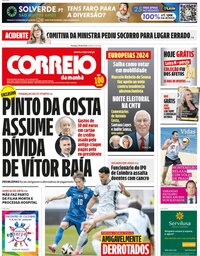 capa Correio da Manhã de 9 junho 2024