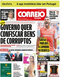 capa Correio da Manhã de 20 junho 2024