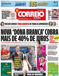 capa Correio da Manhã de 21 junho 2024