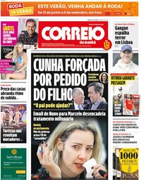 capa Correio da Manhã de 22 junho 2024