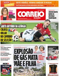 capa Correio da Manhã de 27 junho 2024