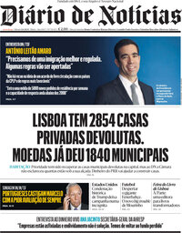 capa Diário de Notícias de 1 junho 2024