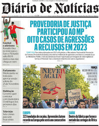 capa Diário de Notícias de 12 junho 2024