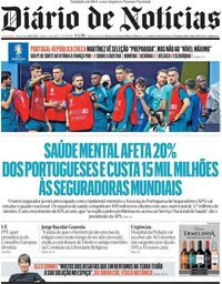 capa Diário de Notícias de 18 junho 2024