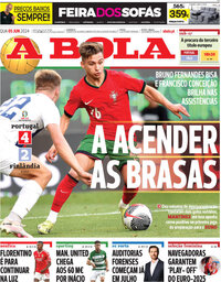 capa Jornal A Bola de 5 junho 2024