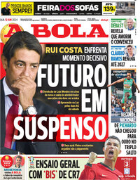 capa Jornal A Bola de 12 junho 2024