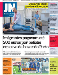 capa Jornal de Notícias de 9 junho 2024