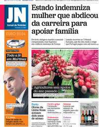 capa Jornal de Notícias de 18 junho 2024