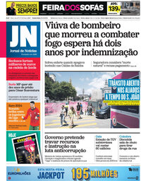 capa Jornal de Notícias de 21 junho 2024