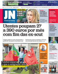 capa Jornal de Notícias de 22 junho 2024