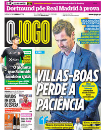 capa de Jornal O Jogo