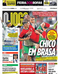 capa Jornal O Jogo de 5 junho 2024