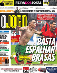 capa Jornal O Jogo de 19 junho 2024