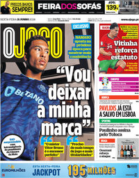 capa Jornal O Jogo de 21 junho 2024