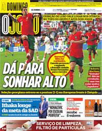 capa Jornal O Jogo de 23 junho 2024