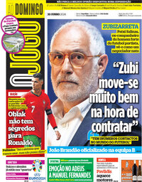 capa Jornal O Jogo de 30 junho 2024