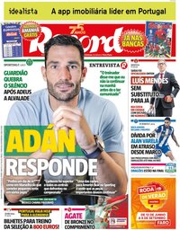 capa de Jornal Record