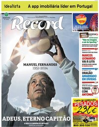 capa Jornal Record de 28 junho 2024