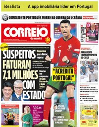 capa Correio da Manhã de 5 julho 2024