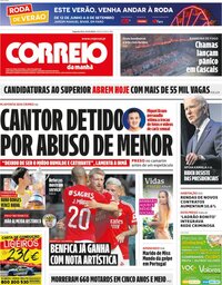 capa Correio da Manhã de 22 julho 2024