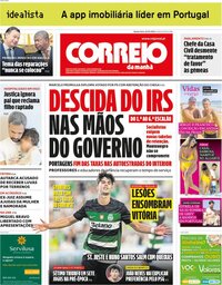 capa Correio da Manhã de 24 julho 2024