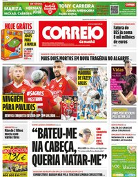 capa Correio da Manhã de 29 julho 2024