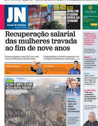 capa Jornal de Notícias de 9 julho 2024