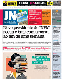 capa Jornal de Notícias de 12 julho 2024