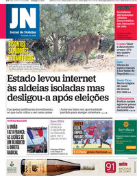 capa Jornal de Notícias de 14 julho 2024