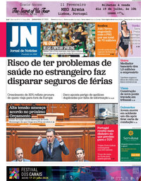 capa Jornal de Notícias de 18 julho 2024