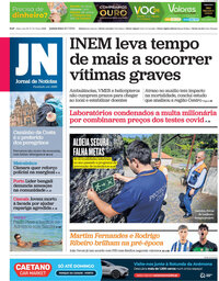 capa Jornal de Notícias de 25 julho 2024