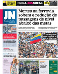 capa Jornal de Notícias de 31 julho 2024