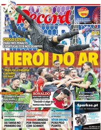 capa Jornal Record de 2 julho 2024