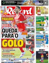 capa Jornal Record de 14 julho 2024