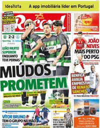 capa Jornal Record de 18 julho 2024