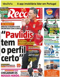 capa Jornal Record de 23 julho 2024