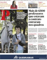 capa Público de 13 julho 2024