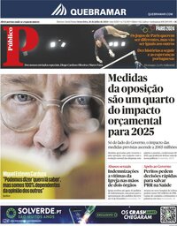 capa Público de 26 julho 2024