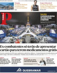 capa Público de 27 julho 2024